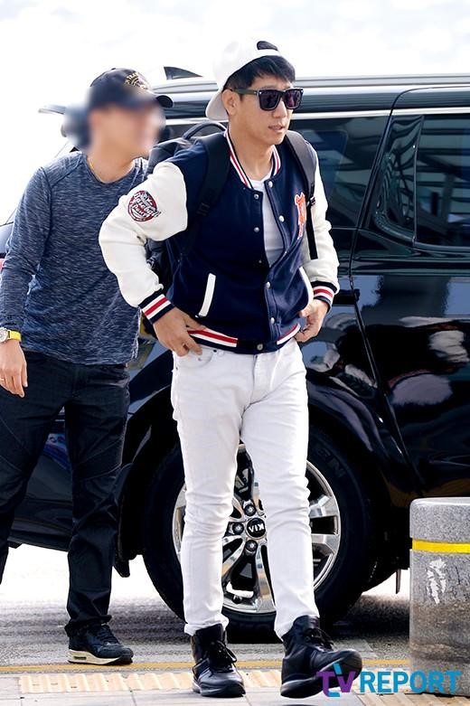 한국 런닝맨 멤버들 중국팬미핑 위해 북경에 도착