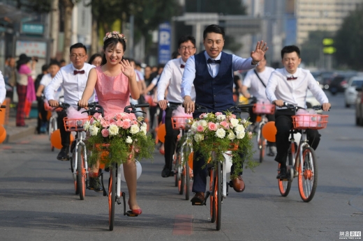 중국 이색 결혼식 화제